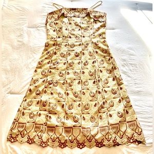 Custom-Designed African Lace Strap Dress